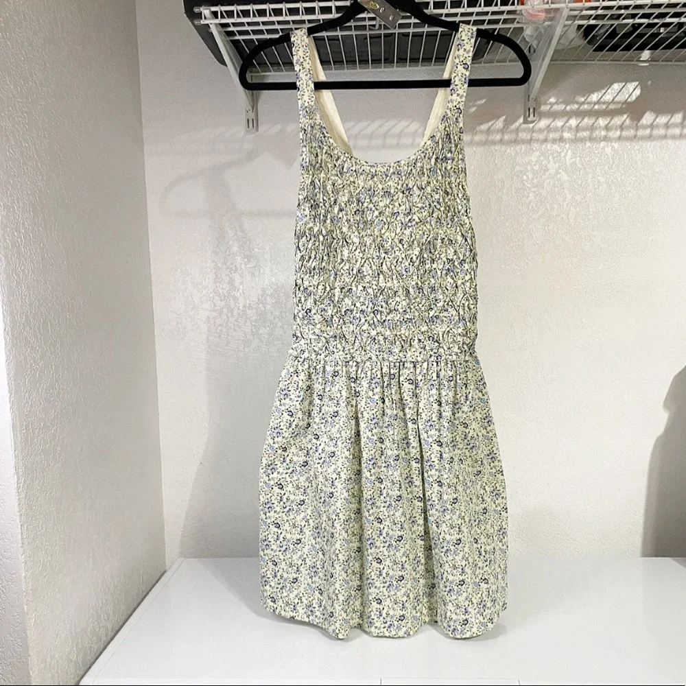 SOLD - Free People Petunia Smocked Floral Mini Dress - Picture 2 of 9
